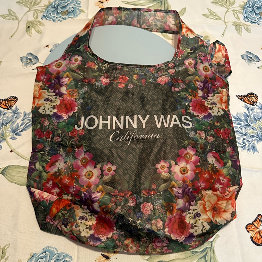 Johnny Was Multicolor Floral Tote